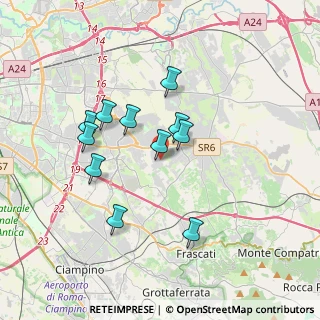 Mappa Via Santeramo in Colle, 00133 Roma RM, Italia (3.26636)
