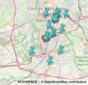 Mappa Via Ernesto Teodoro Moneta, 00149 Roma RM, Italia (3.44941)