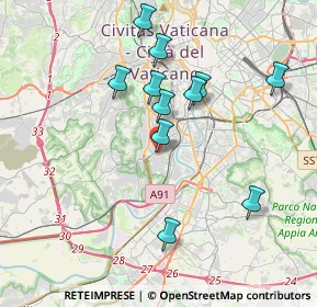Mappa Via Ernesto Teodoro Moneta, 00149 Roma RM, Italia (3.76545)