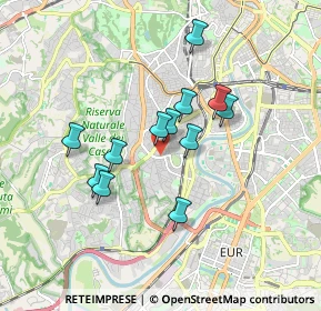 Mappa Via Ernesto Teodoro Moneta, 00149 Roma RM, Italia (1.50833)