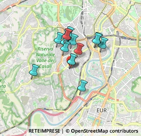 Mappa Via Ernesto Teodoro Moneta, 00149 Roma RM, Italia (1.296)