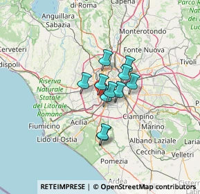 Mappa Via Ernesto Teodoro Moneta, 00149 Roma RM, Italia (7.95545)