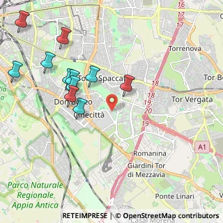Mappa Via Marco Dino Rossi, 00173 Roma RM, Italia (2.43727)