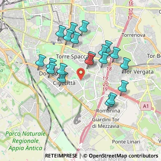 Mappa Via Marco Dino Rossi, 00173 Roma RM, Italia (1.898)