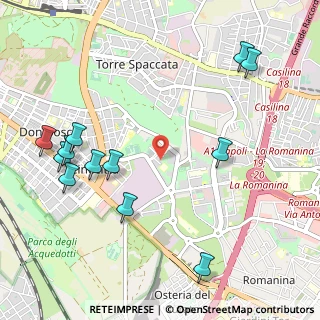 Mappa Via Marco Dino Rossi, 00173 Roma RM, Italia (1.35083)