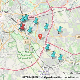 Mappa Via Marco Dino Rossi, 00173 Roma RM, Italia (4.40455)