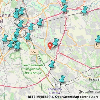 Mappa Via Marco Dino Rossi, 00173 Roma RM, Italia (6.555)