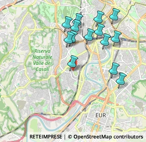 Mappa Via Antonio Fratti, 00149 Roma RM, Italia (2.07571)