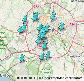 Mappa Via Antonio Fratti, 00149 Roma RM, Italia (5.75316)