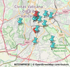 Mappa Via Guglielmo Marconi, 00146 Roma RM, Italia (3.33)
