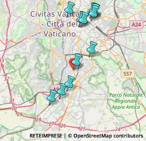 Mappa Via Guglielmo Marconi, 00146 Roma RM, Italia (4.49615)