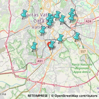 Mappa Via Guglielmo Marconi, 00146 Roma RM, Italia (4.39077)