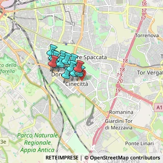 Mappa Via Quinto Publicio, 00173 Roma RM, Italia (1.23929)
