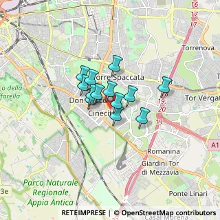 Mappa Via Quinto Publicio, 00173 Roma RM, Italia (1.03923)