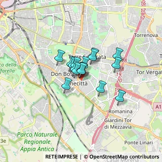 Mappa Via Quinto Publicio, 00173 Roma RM, Italia (0.99)