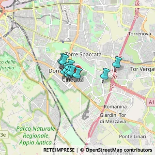 Mappa Via Quinto Publicio, 00173 Roma RM, Italia (0.95583)