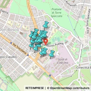 Mappa Via Quinto Publicio, 00173 Roma RM, Italia (0.288)