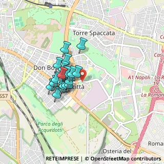 Mappa Via Quinto Publicio, 00173 Roma RM, Italia (0.653)