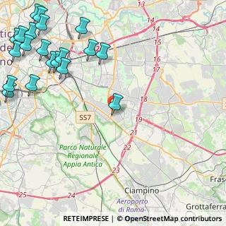 Mappa Via Quinto Publicio, 00173 Roma RM, Italia (7.0795)
