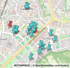 Mappa Via Carducci Guarnieri Rosa, 00145 Roma RM, Italia (0.4875)