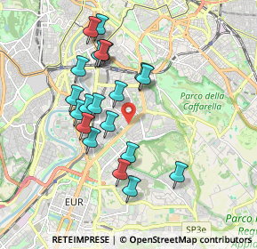 Mappa Via Carducci Guarnieri Rosa, 00145 Roma RM, Italia (1.802)