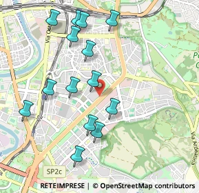 Mappa Via Carducci Guarnieri Rosa, 00145 Roma RM, Italia (1.09357)
