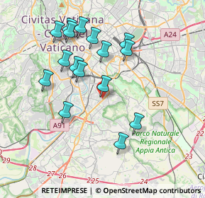 Mappa Via Carducci Guarnieri Rosa, 00145 Roma RM, Italia (3.93)