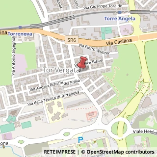 Mappa Via Angelo Salmoiraghi, 09, 00133 Roma, Roma (Lazio)
