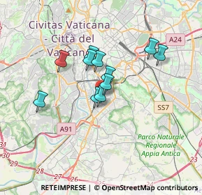 Mappa Via di Commodilla, 00145 Roma RM, Italia (2.70364)