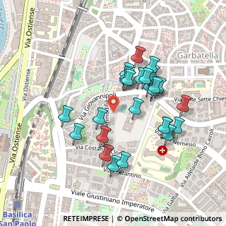 Mappa Via di Commodilla, 00145 Roma RM, Italia (0.21538)