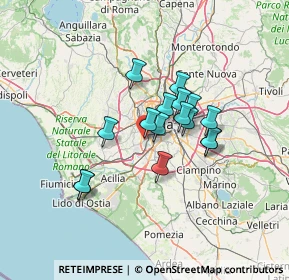 Mappa Via Giuseppe Lunati, 00149 Roma RM, Italia (10.57688)