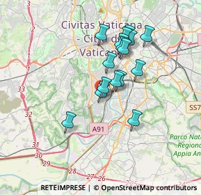 Mappa Via Giuseppe Lunati, 00149 Roma RM, Italia (3.08)