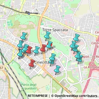 Mappa Via Francesco Buonamici, 00173 Roma RM, Italia (1.05)