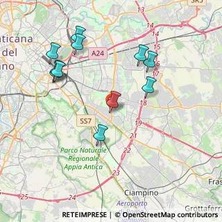 Mappa Viale Palmiro Togliatti, 00173 Roma RM, Italia (4.38182)