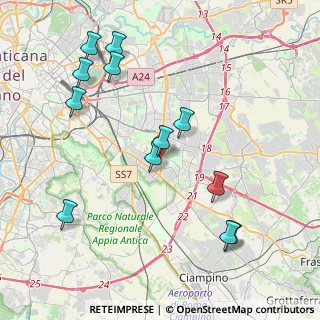 Mappa Viale Palmiro Togliatti, 00173 Roma RM, Italia (4.70833)