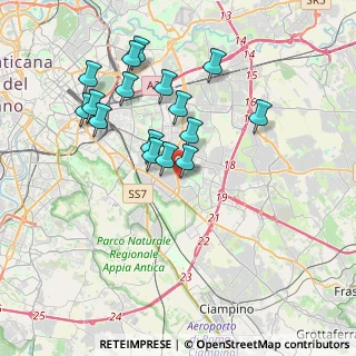 Mappa Viale Palmiro Togliatti, 00173 Roma RM, Italia (3.7625)