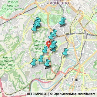 Mappa Via Vincenzo Ussani, 00151 Roma RM, Italia (1.666)