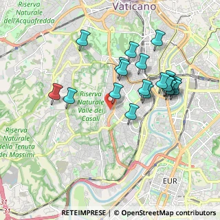 Mappa Via Vincenzo Ussani, 00151 Roma RM, Italia (1.9645)