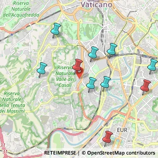 Mappa Via Vincenzo Ussani, 00151 Roma RM, Italia (2.55091)