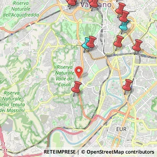 Mappa Via Vincenzo Ussani, 00151 Roma RM, Italia (3.4175)