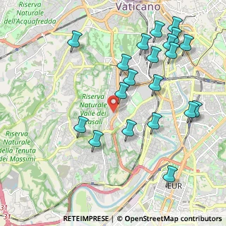 Mappa Via Vincenzo Ussani, 00151 Roma RM, Italia (2.4565)