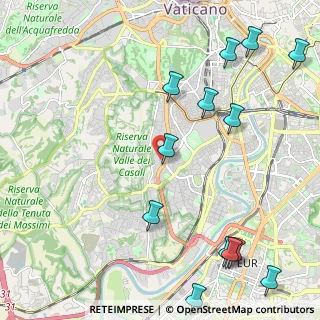 Mappa Via Vincenzo Ussani, 00151 Roma RM, Italia (3.03615)