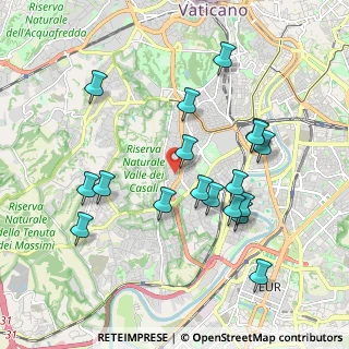 Mappa Via Vincenzo Ussani, 00151 Roma RM, Italia (2.04778)
