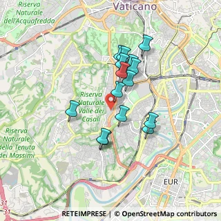 Mappa Via Vincenzo Ussani, 00151 Roma RM, Italia (1.522)