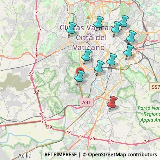 Mappa Via Vincenzo Ussani, 00151 Roma RM, Italia (4.48818)