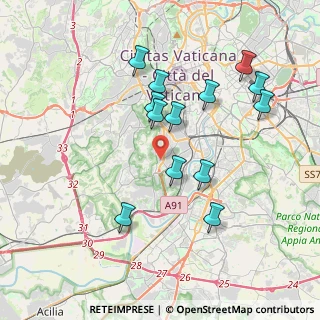Mappa Via Vincenzo Ussani, 00151 Roma RM, Italia (3.88)