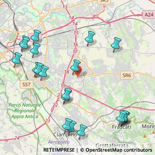 Mappa Via Crespi Benigno, 00133 Roma RM, Italia (5.828)