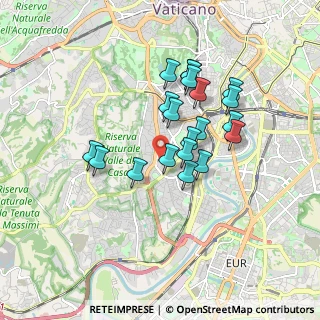 Mappa Via Paolo Mantegazza, 00151 Roma RM, Italia (1.5435)