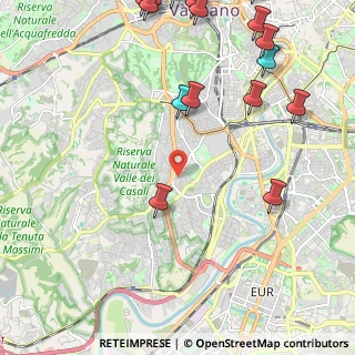 Mappa Via Dante de Blasi, 00151 Roma RM, Italia (3.32188)