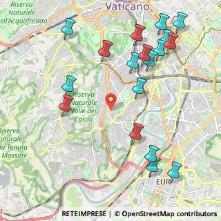 Mappa Via Dante de Blasi, 00151 Roma RM, Italia (2.675)